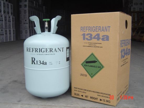 Cylindre jetable certifié CE 13,6 kg de gaz fréon R134A