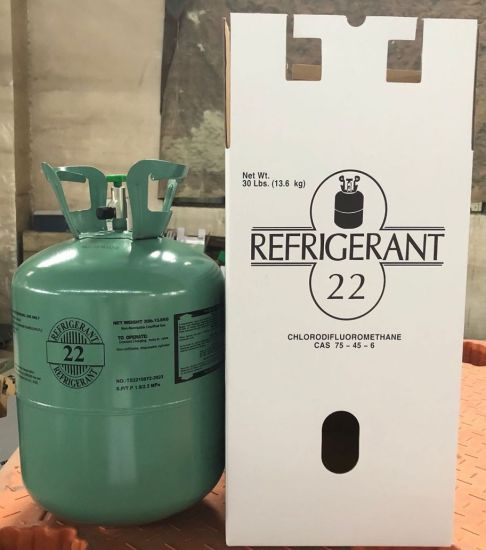Cylindre jetable/ réservoir ISO gaz réfrigérant fréon R22