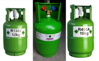 Réfrigération 12kg Cylindre Rechargeable Réfrigérant R134A Fréon Gaz