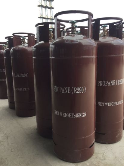 Cylindre de 5,5 kg Gaz propane haute pureté Réfrigérant R290 R290