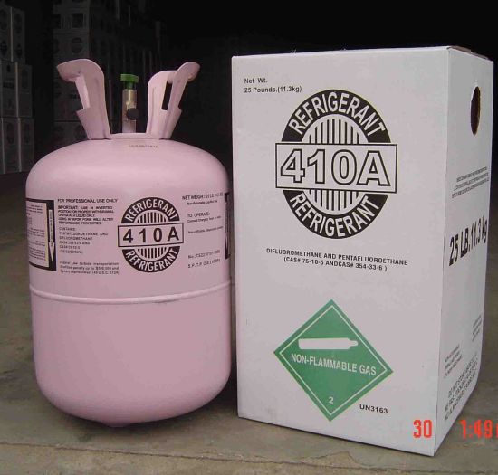 Vente d'usine 11,3 kg de gaz réfrigérant du cylindre R410A