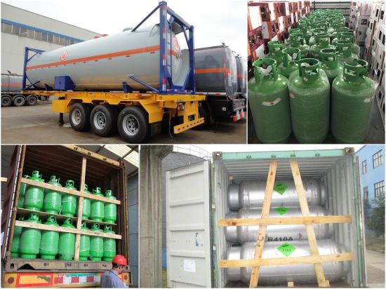 Exportation vers l'Europe Bouteille de gaz réfrigérant recyclable R134A