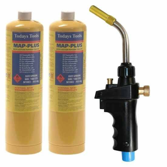Atteindre le gaz Mapp PRO certifié 450 g 16 oz avec torche de soudage