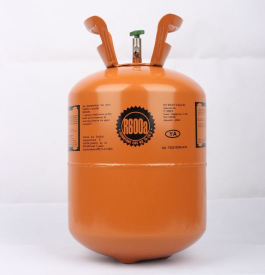 Isobutane R600A respectueux de l'environnement dans un cylindre jetable de 6,5 kg