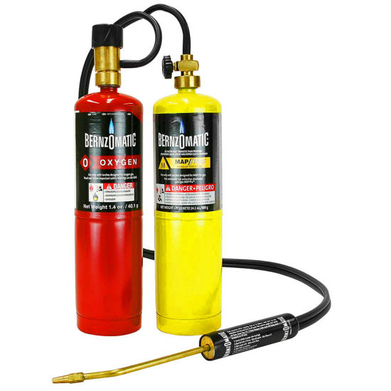Atteindre le gaz Mapp PRO certifié 450 g 16 oz avec torche de soudage