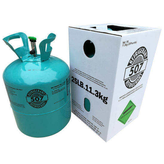 Gaz réfrigérant d'emballage de réservoir d'OIN de réservoir de tonne ( R22 R134A R410A R404A R507c )