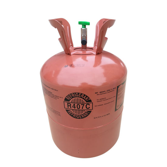 10kg Ce cylindre rechargeable d'emballage du gaz fréon réfrigérant R407c