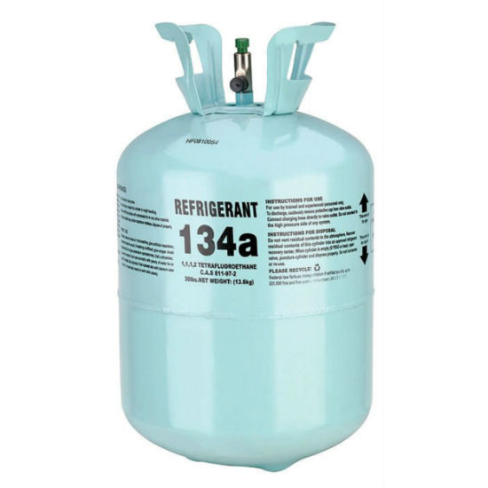 Cylindre jetable 13,6 kg 30 lb Gaz réfrigérant R134A