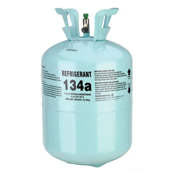 99,95% PURITY 13,6 kg / 30lbs Cylindre jetable Freon 134a Gas réfrigérant R134A